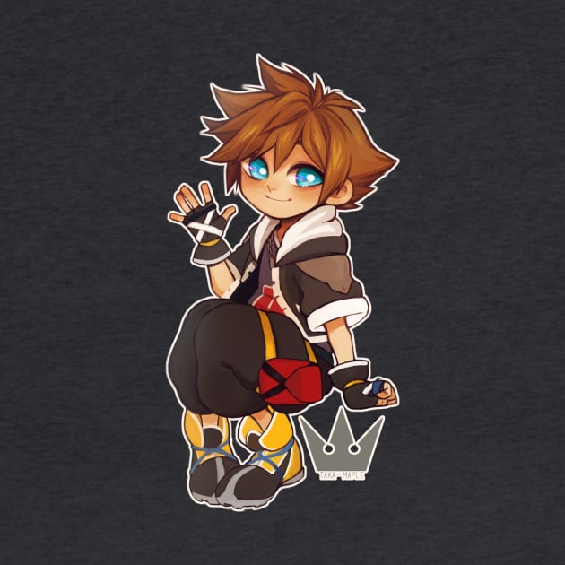 Sora- Kingdom Hearts by taka_maple